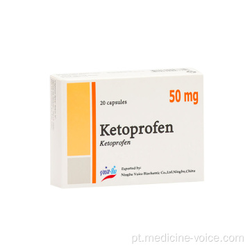 Comprimido revestido por película de cetoprofeno-50